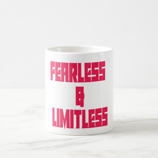 Fearless & Limitless  Kaffemugg (Center)