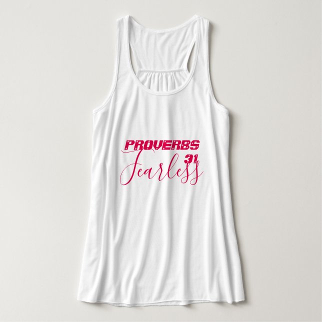 FEARLESS LINNE MED RACERBACK  (Design framsida)