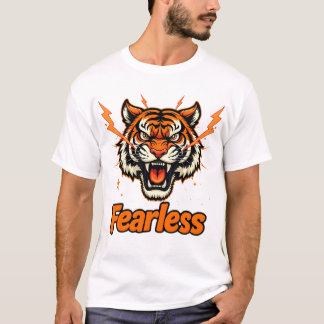 Fearless Lion – Bold Streetwear Design T Shirt