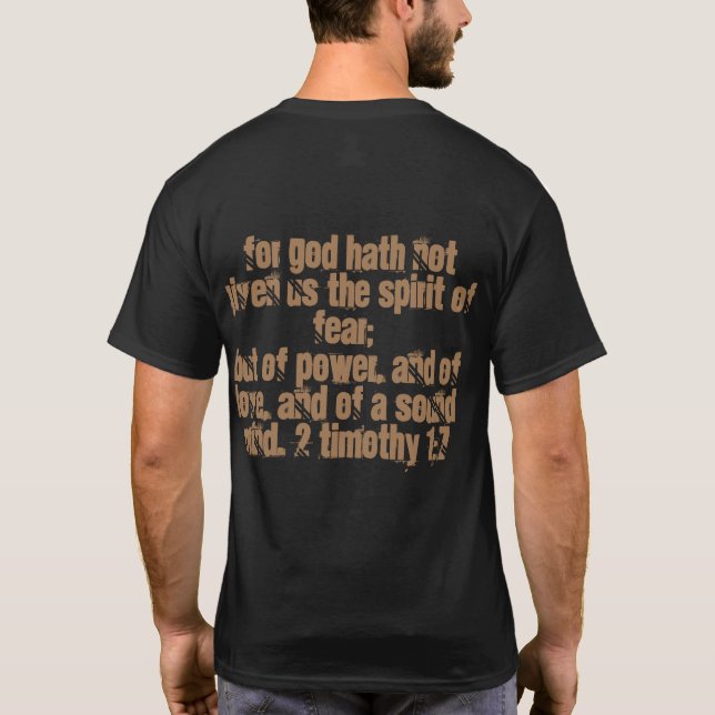 Fearless Macho Evangelism T Shirt (Baksida)