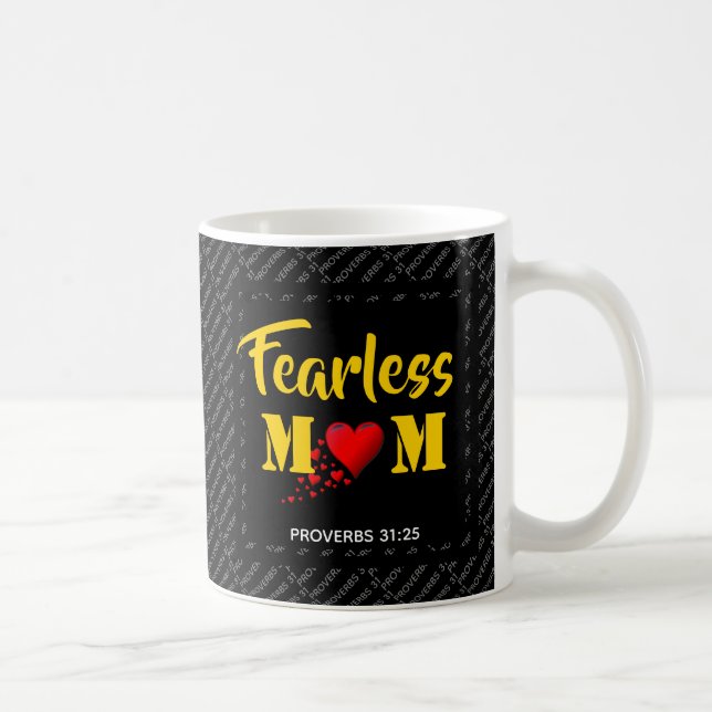 FEARLESS MAMMA Proverbs 31 Kaffemugg (Höger)