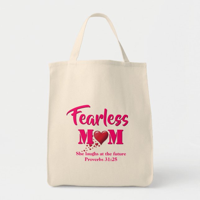 FEARLESS MAMMA | Proverbs 31 Tygkasse (Framsidan)