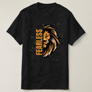 Fearless - Manar Black tryckt T Shirt
