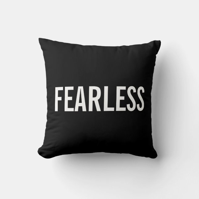 FEARLESS - Motiverande Dekorativ kudde (Framsida)