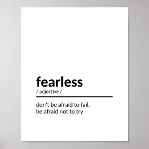 Fearless-offertdefinition Poster