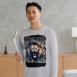 Fearless Roar - djärv Lejon T Shirt