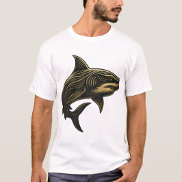Fearless Shark - Dela i ström T Shirt