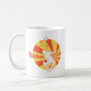 Fearless Skater Jumping Kaffemugg