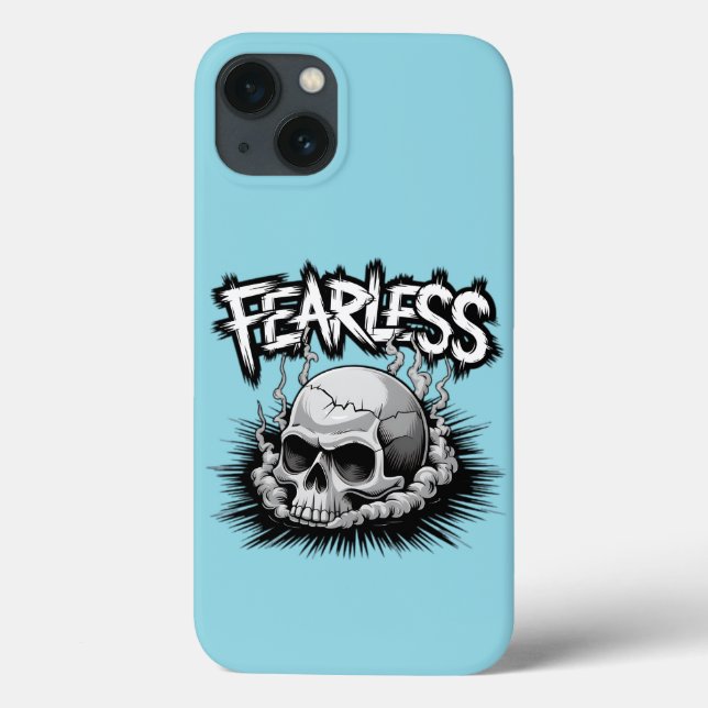 Fearless Skull-godis, godis, krackad rökgrafik (Baksida)
