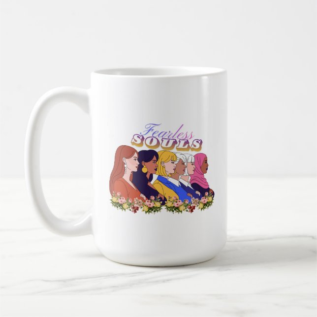 Fearless Souls Women Empowerment Kaffemugg (Vänster)