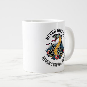 Fearless Spirit: Fet Snake och Ro Artwork Jumbo Mugg