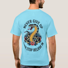 Fearless Spirit: Fet Snake och Ro Artwork T Shirt