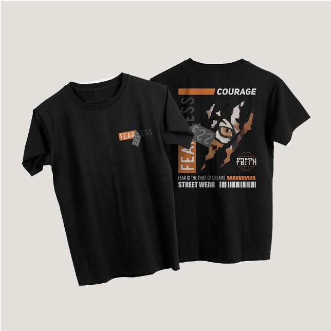 Fearless Street Urban Stil T Shirt (Skapare uppladdad)