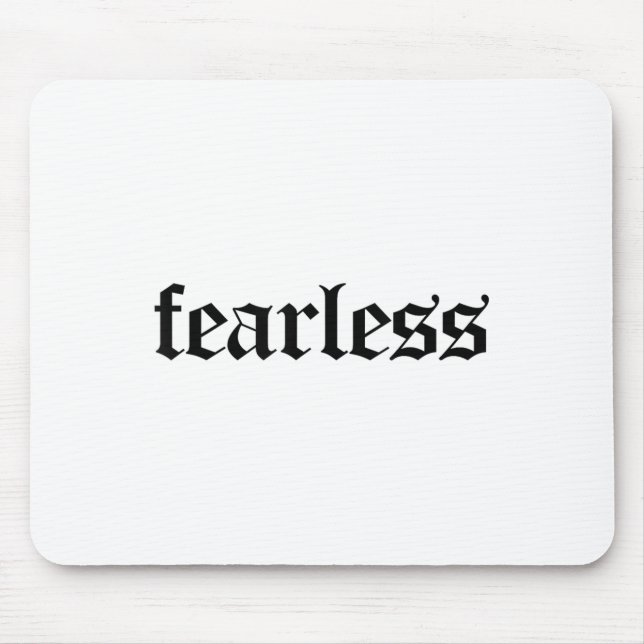 Fearless Tee Shirt, Fearless And Strong Motivation Musmatta (Framsidan)