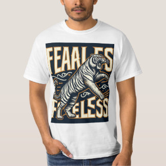 Fearless Tiger Roar T Shirt