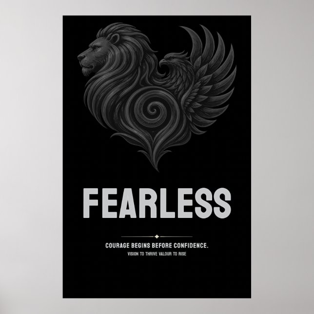 FEARLESS-VTVR-P - Affisch (Framsidan)
