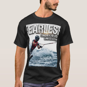 Fearless Wakeboard Tröja, Bemästra Vågor Vattenski T Shirt