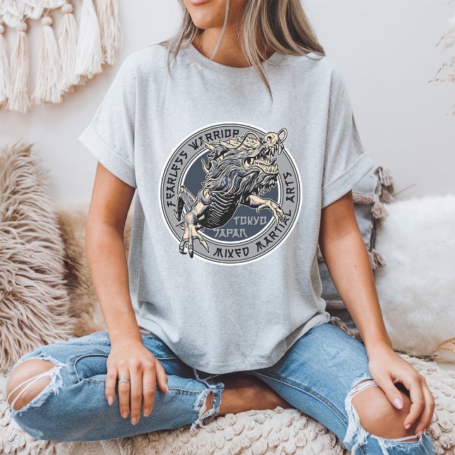 Fearless Warrior Tokyo Japan T-Shirt (Skapare uppladdad)
