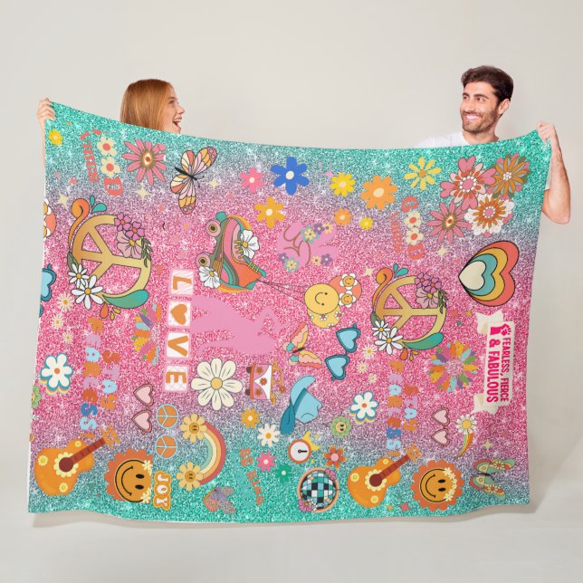 FEARLÖS OCH FABULÖS FLEECE BLANKET (På plats)
