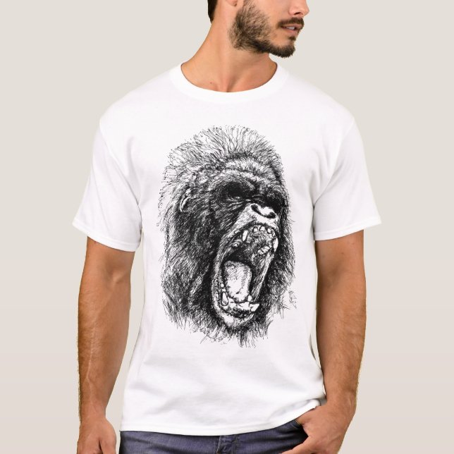 fearsome gorillatshirt t-shirt (Framsida)