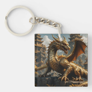Fearsome Mighty Golden Dragon