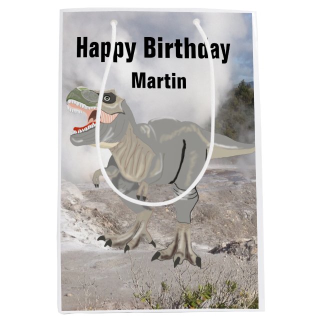 Fearsome Tyrannosaurus Medium Gift Bag (Framsidan)