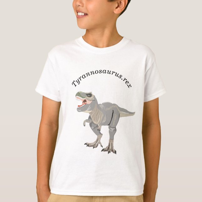 Fearsome Tyrannosaurus rex T Shirt (Framsida)
