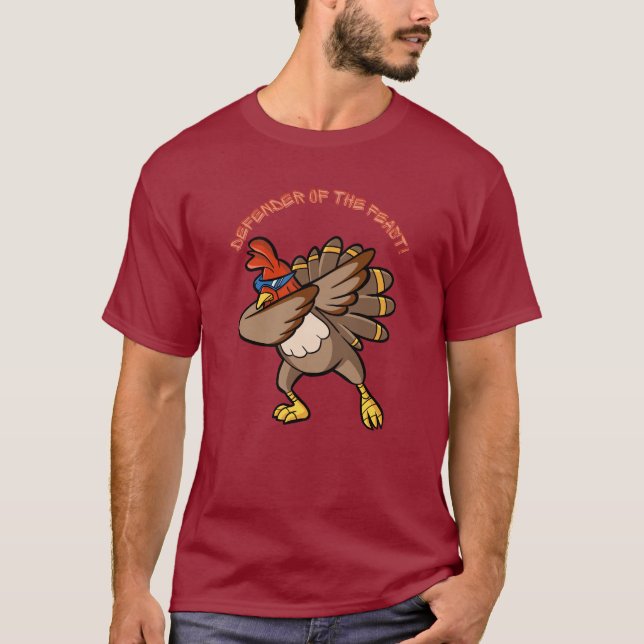 Feast Defender: Toppen Turkey T-Shirt (Framsida)