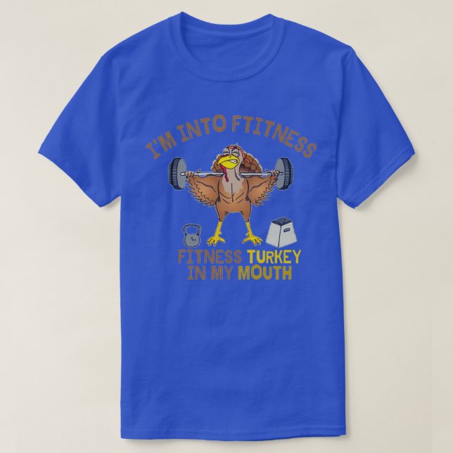 Feast Gym Workout Fitness Thanksgiving Turkiet 1 T Shirt (Design framsida)