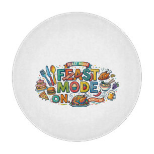 Feast Mode På Rolig Mat Grafik T-Shirt