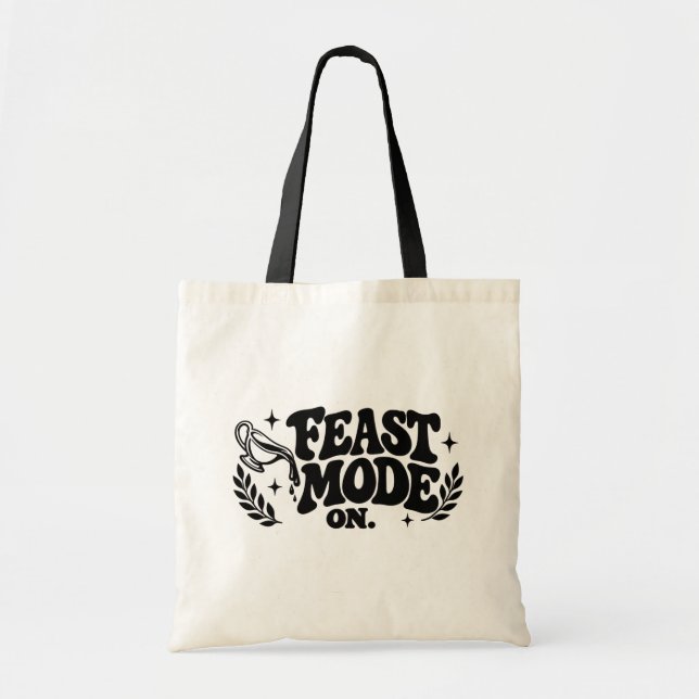 Feast Mode Påsk Tote Bag Tygkasse (Framsidan)