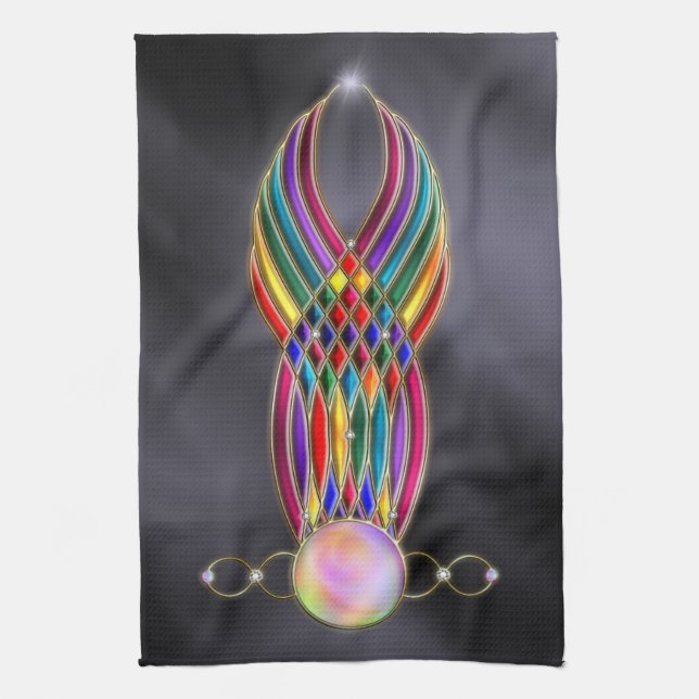 Feast of Jewels Kitchen Towel Kökshandduk (Vertikal)