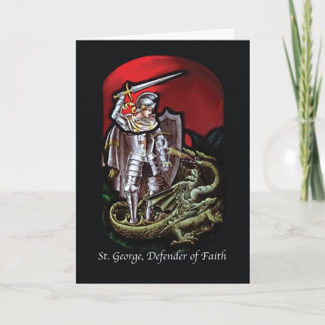 Feast of St. George Defender of Faith Slay Kort (Framsida)