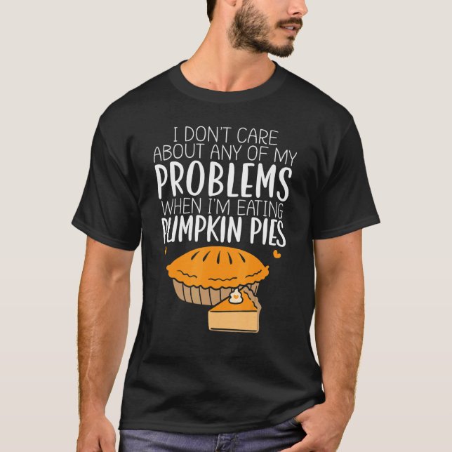 Feast Pumpkin Pies Harvest Thanksgiving T Shirt (Framsida)