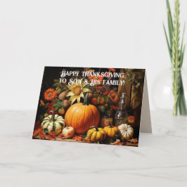FEAST SON & FAMILY THANKSGIVING-KORT KORT
