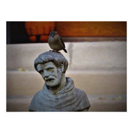 "Feasted Friend of Saint Francis" Fototryck