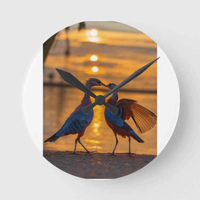 Feasted Waltz Rund Klocka (Framsida)