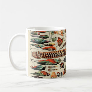 Feather Bird Wildlife Antique Feathers Kaffemugg