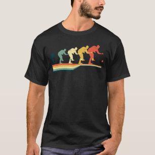 Feather Bowling Vintage Retro T Shirt