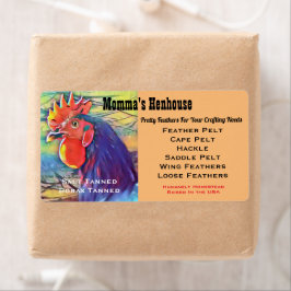 FEATHER CRAFTING LABELS FRAKTSEDEL