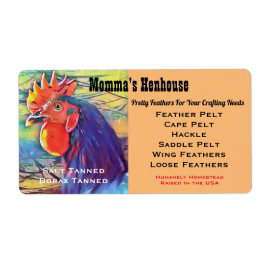 FEATHER CRAFTING LABELS FRAKTSEDEL