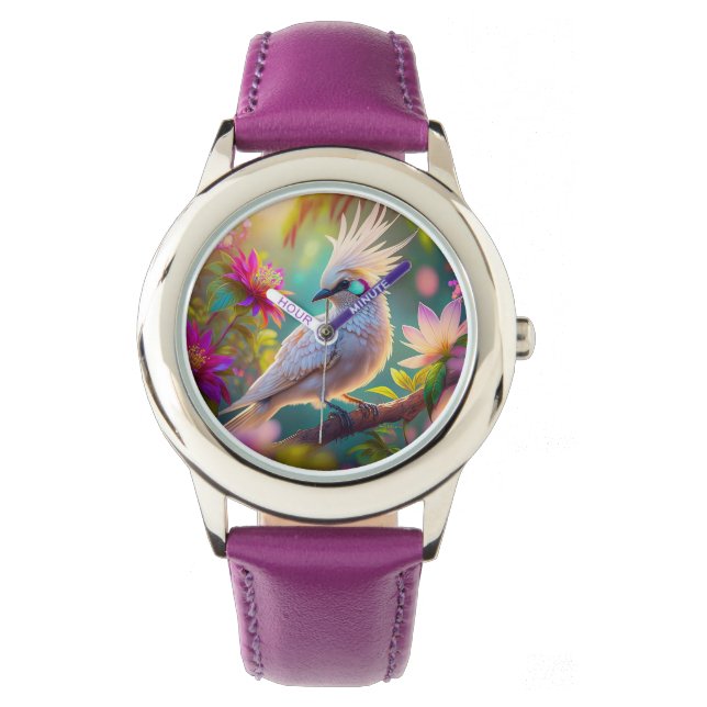  Feather Dove Fantasy Bird Armbandsur (Framsida)
