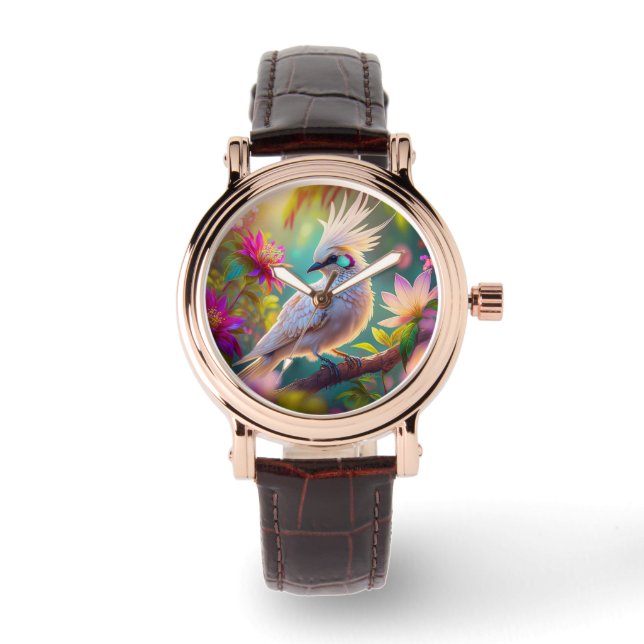  Feather Dove Fantasy Bird Armbandsur (Framsida)