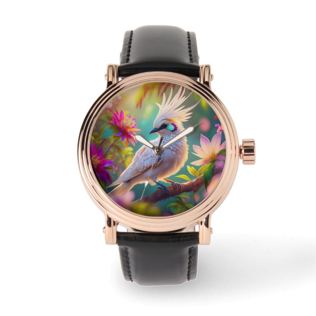  Feather Dove Fantasy Bird Armbandsur (Framsida)