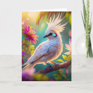 Feather Dove Fantasy Bird Kort