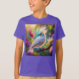  Feather Dove Fantasy Bird T Shirt
