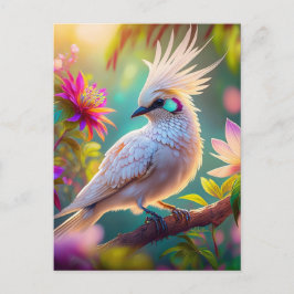  Feather Dove Fantasy Bird Vykort