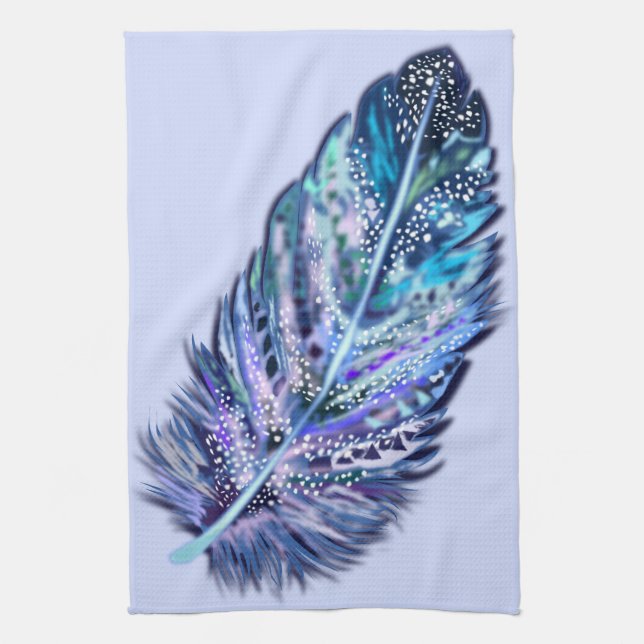 Feather Kitchen Towel - Anpassningsbar Färg Kökshandduk (Vertikal)