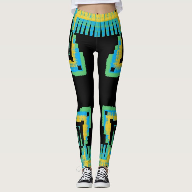 Feather Kor Leggings (Framsida)