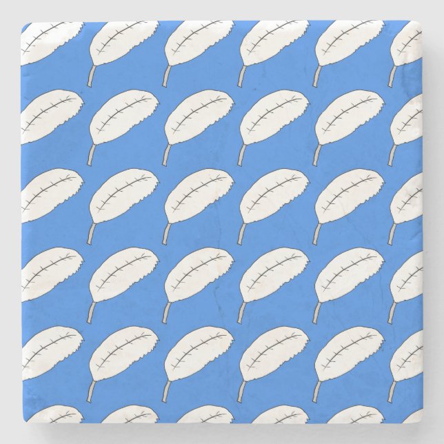 Feather Mönster Stenunderlägg (Framsidan)